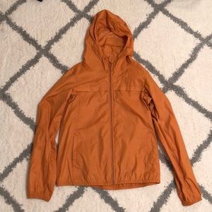 Light orange windbreaker